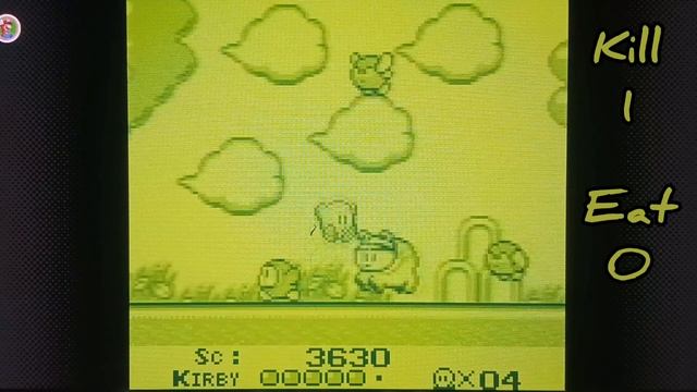 Kirby's Dream Land: Level 1 - Green Greens: Pacifist Challenge - 2 Kills, 0 Eats смотреть онлайн