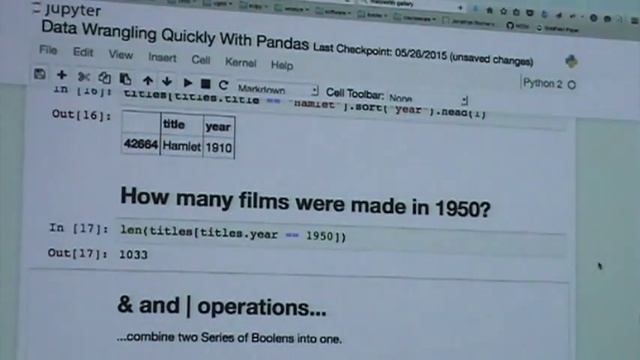 "Python Data Science with Pandas" - Research Triangle Analysts смотреть онлайн