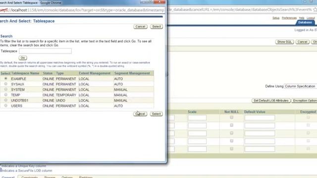 SQL tutorials 15 How To create table using enterprise manager 11g YouTube смотреть онлайн