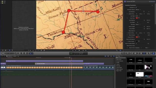 Indiana Jones Travel Maps in Final Cut Pro X смотреть онлайн