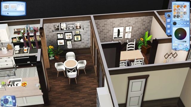 SMALL COSY FAMILY APARTMENT ? the sims 3 speed build смотреть онлайн