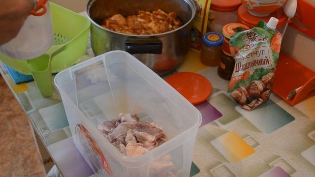 Мариную Шашлык из Баранины и Свинины Мясо на углях смотреть онлайн