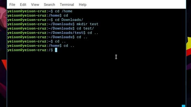 Bash - ¿ Uso básico del comando CD ? смотреть онлайн