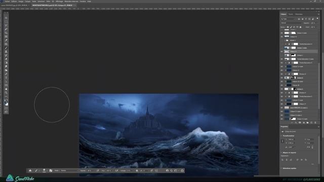 I Create a STORM - TIMELAPSE du Mont Saint Michel смотреть онлайн