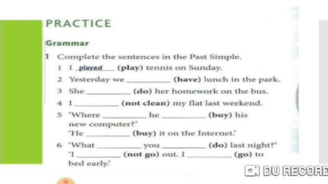 Headway Beginner Unit 10 Past Simple Tense смотреть онлайн