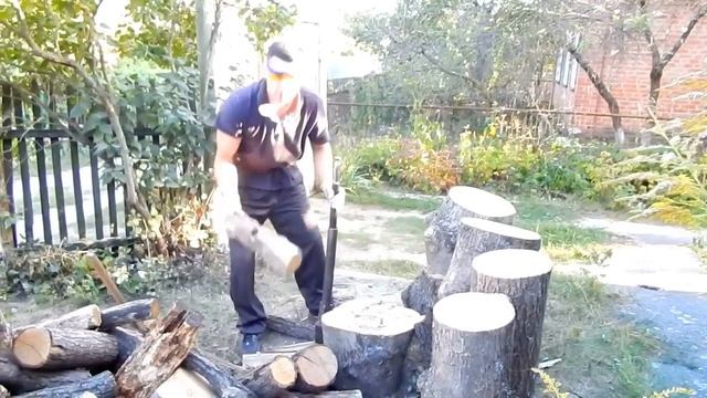 Правильный ручной колун для дров. Как легко колоть дрова. смотреть онлайн