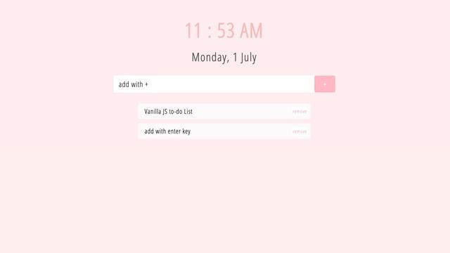 JavaScript To-Do list смотреть онлайн