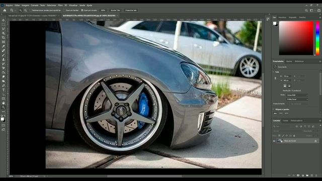 Virtual Tuning car Timelapse Photoshop смотреть онлайн
