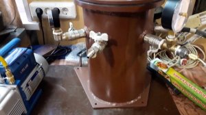 Вакуумная камера для стабилизации древесины и результат стабилизации