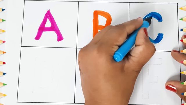 A for Apple, B for Ball, Alphabets kids rhymes #learn #kidssong Learn abcd Phonics смотреть онлайн