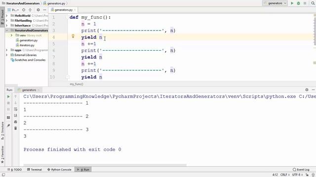 Python Tutorial for Beginners 45 - Python Generators смотреть онлайн