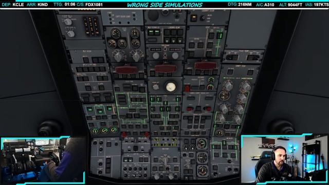 EARLY MORNING SNOWY DEPARTURE - FEDEX RUN | INI A310 KCLE-KIND | MSFS смотреть онлайн