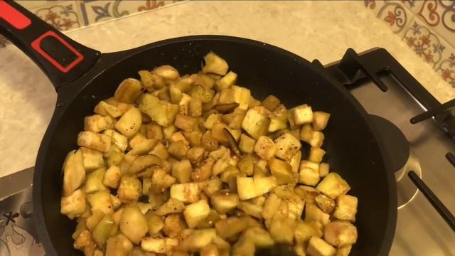 Тёплый САЛАТ из БАКЛАЖАНОВ. Великолепный вкус.#салатик#рецепт смотреть онлайн