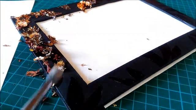 DIY- Cornice per foto con decorazioni in foglia oro(finta) смотреть онлайн