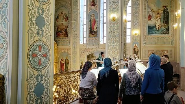 Первый антифон "Благослови, душе моя, Господа..." (Г.Н Лапаев). Регент Екатерина Артюхова. смотреть онлайн