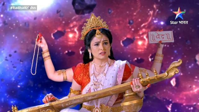 Radhakrishn Raasleela- part 427| Kya Devi Saraswati Poorn Karengi Radha Ki Manokaamna? | Radhakrish смотреть онлайн