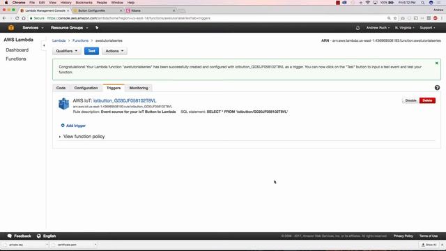 IoT (Internet Of Things) Getting Started - Part 2 (Dash Button + Lambda + Elasticsearch) смотреть онлайн