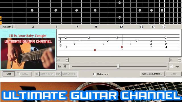 [Guitar Solo Tab] I'll be Your Baby Tonight (Bob Dylan) смотреть онлайн