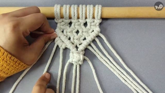 DIY Macrame Pattern #2 | Macrame Pattern and Knot Tutorial смотреть онлайн