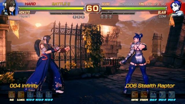 Fighting EX Layer PC - Hokuto, Arcade Mode (Hard Difficulty) смотреть онлайн