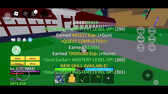 Get a soul guitar #bloxfruit смотреть онлайн