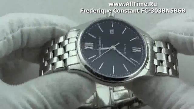 Обзор. Мужские наручные часы Frederique Constant FC-303BN5B6B смотреть онлайн