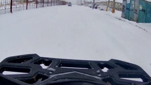 ЗАДНИЙ ПРИВОД ПРОТИВ СУГРОБОВ, покатушки на квадрике 200 кубов по снегу