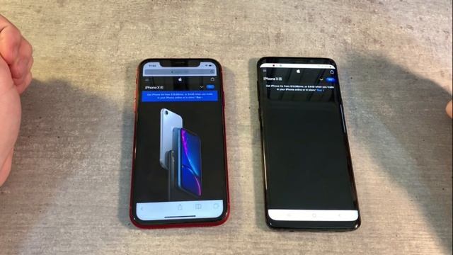 iPhone XR vs Samsung Galaxy S9 Plus смотреть онлайн