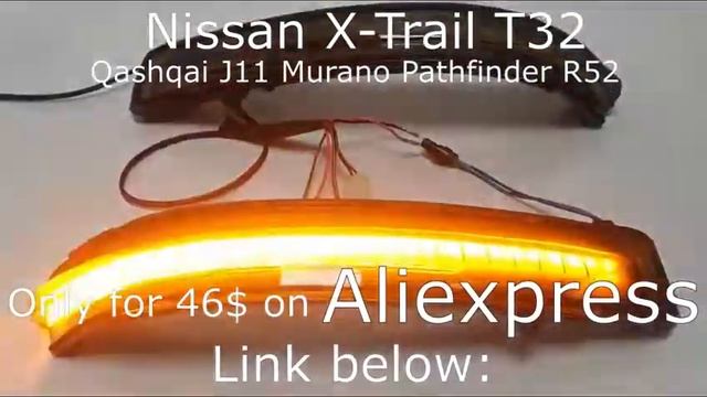 Smoked LED Light Dynamic Turn Signal Mirror Blinker For Nissan X-Trail T32 Qashqai J11 смотреть онлайн