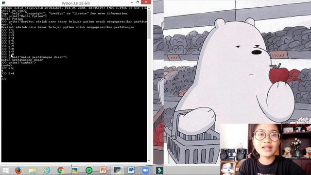 Perhitungan Matematika Dengan Aplikasi Python!! смотреть онлайн