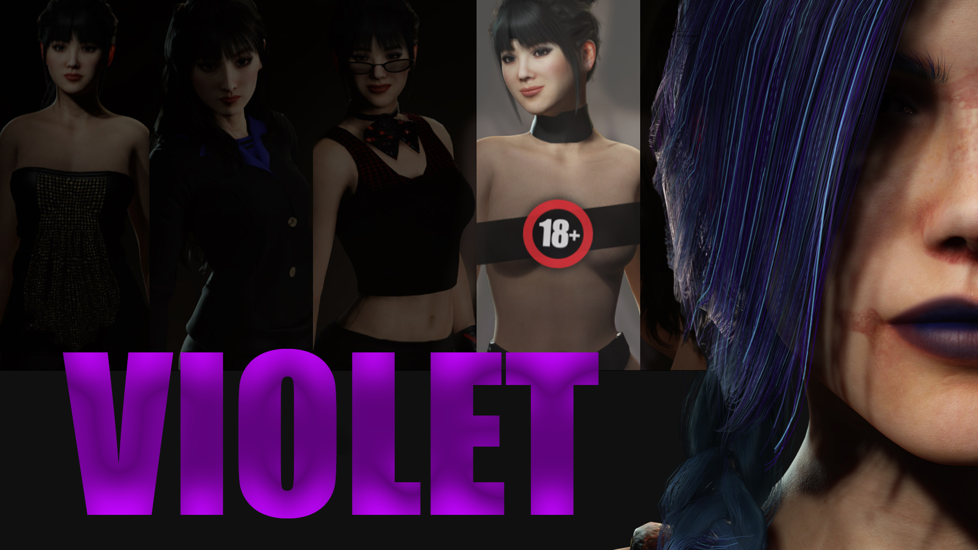 Violet - Обзор прохождение - ЖУТЬ МУТЬ