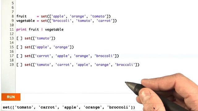 Python Sets Solution - Design of Computer Programs смотреть онлайн