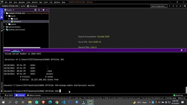 Get Started With Official Django Documentation, Learn by Latest Django 3.2.8 Setting Django Project смотреть онлайн
