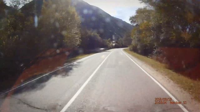 Дорога из г. Тырныауз к поляне Азау (Кабардино-Балкария) смотреть онлайн