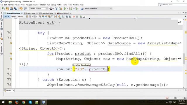 Jasper Report in NetBeans смотреть онлайн
