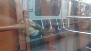 ПОЕЗДКА ПО 3 ЛИНИИ  (НЕВСКО-ВАСИЛЕОСТРОВСКОЙ) ОТ СТАНЦИИ "РЫБАЦКОЕ" ДО "БЕГОВАЯ"