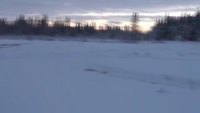 Зима Ненецкий АО Вытаскиваем Буран, Ямаха Викинг 540 смотреть онлайн