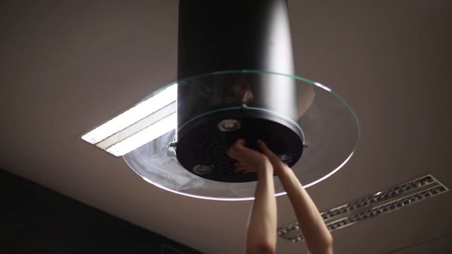 Round Island with Glass Kitchen Extractor - Luxair Cooker Hoods смотреть онлайн