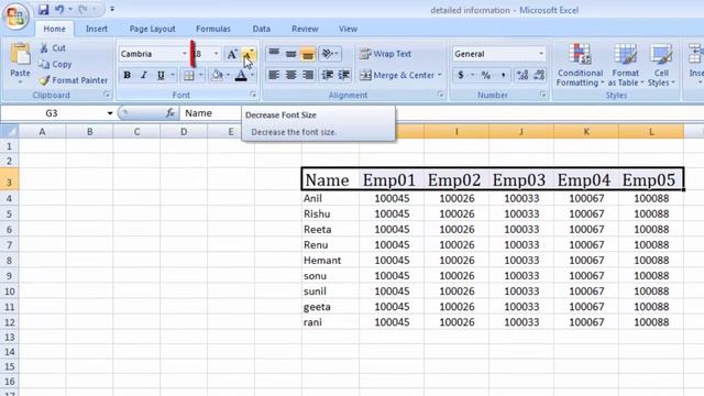 How To Change Font || Font Size || How To Bold|| Italic ||Underline A Text In Excel-Lession-8 смотреть онлайн