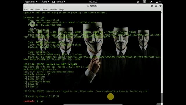 How to hack a php website via SQL injection... смотреть онлайн