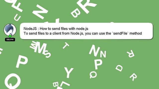 NodeJS : How to send files with node.js смотреть онлайн