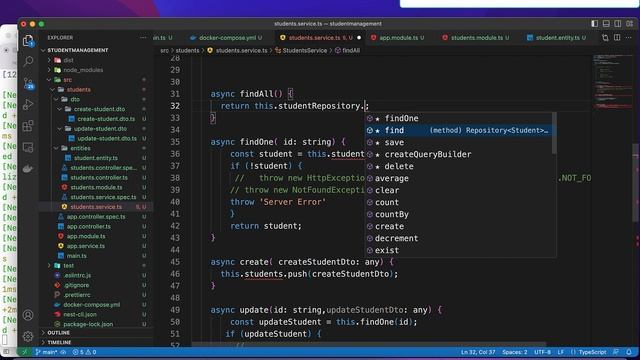 8 - Nest JS - Docker compose & PostgreSQL database смотреть онлайн