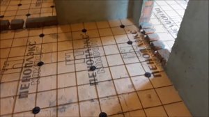 ТЕПЛЫЙ ПОЛ В БАНЕ С НУЛЯ