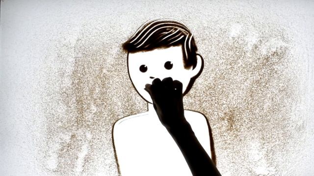 Урок рисования песком. смотреть онлайн