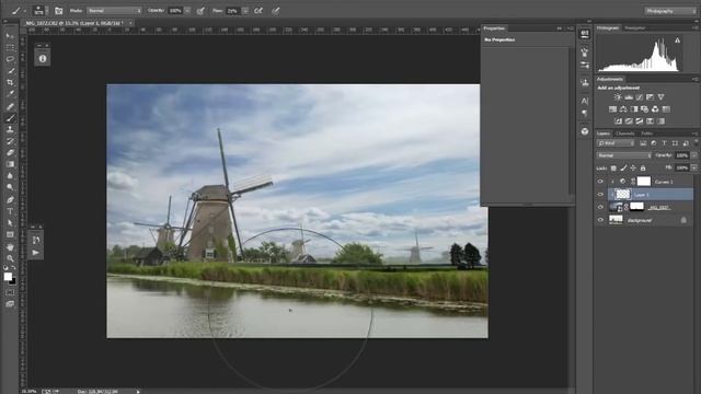 Замена неба в Photoshop смотреть онлайн