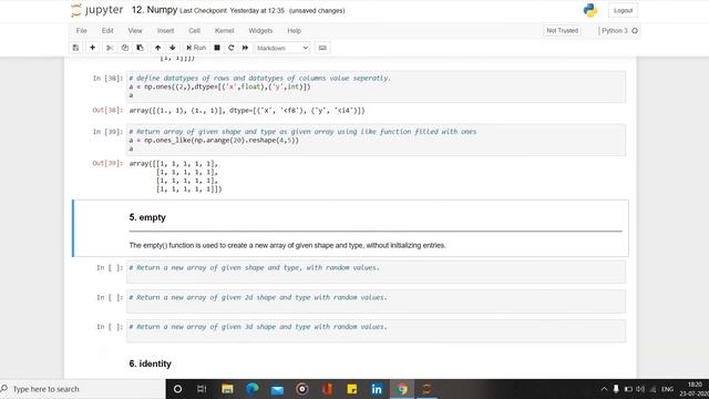 #1 - NumPy Python Tutorial | Part - 1 | Python Streets смотреть онлайн