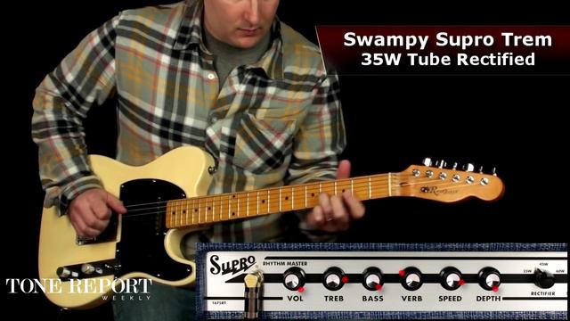 Supro 1675RT Rhythm Master 1x15 Combo смотреть онлайн
