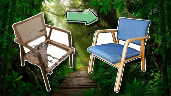 Repair of an old chair.