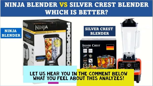 Ninja Foodi Power Blender | (NINJA BLENDER VS SILVER CREST BLENDER ANALYZED) смотреть онлайн