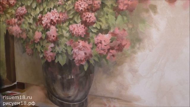 Рисунок на обоях Роспись стен Пейзаж | Художник Наталья Боброва смотреть онлайн